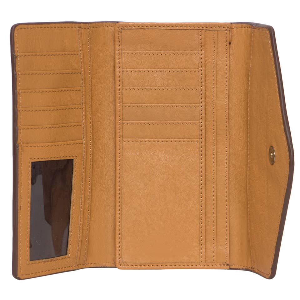 Tooling Lthr Trifold Cowhide Wallet - AW26 - Cuba