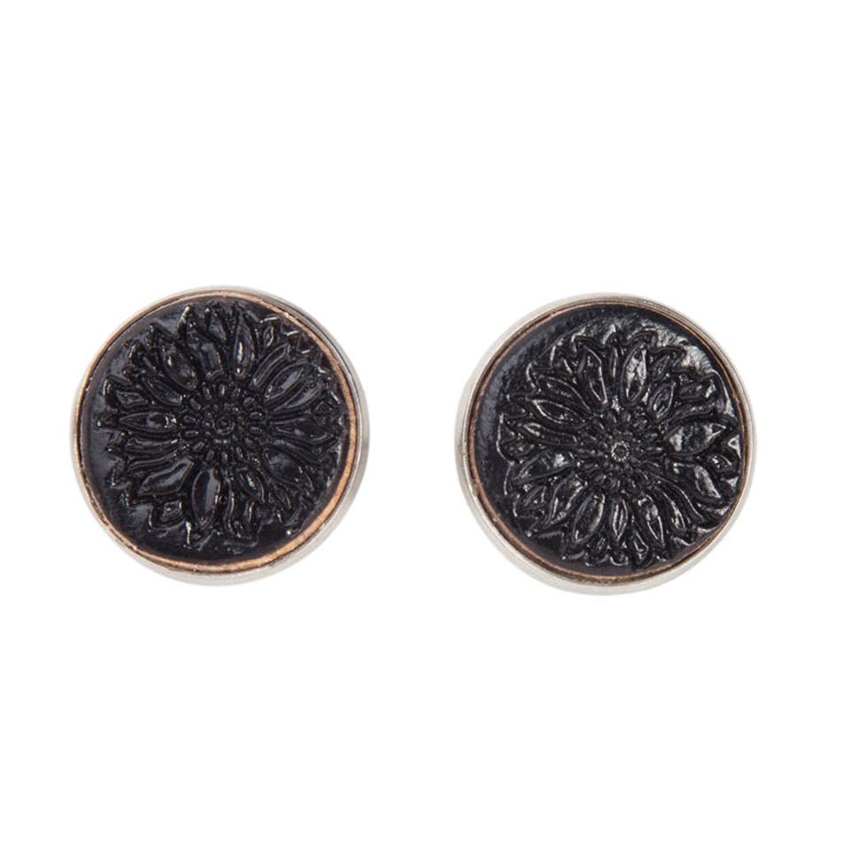 TE-03 Tooled Stud Earrings - Stainless Steel
