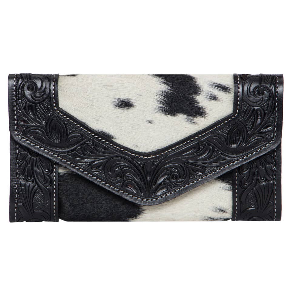 Tooling Lthr Trifold Cowhide Wallet - AW26 - Cuba