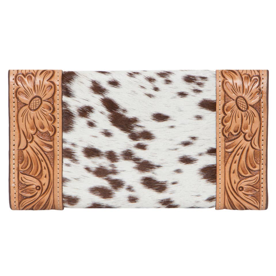 Tooling Lthr Trifold Cowhide Wallet - AW26 - Cuba