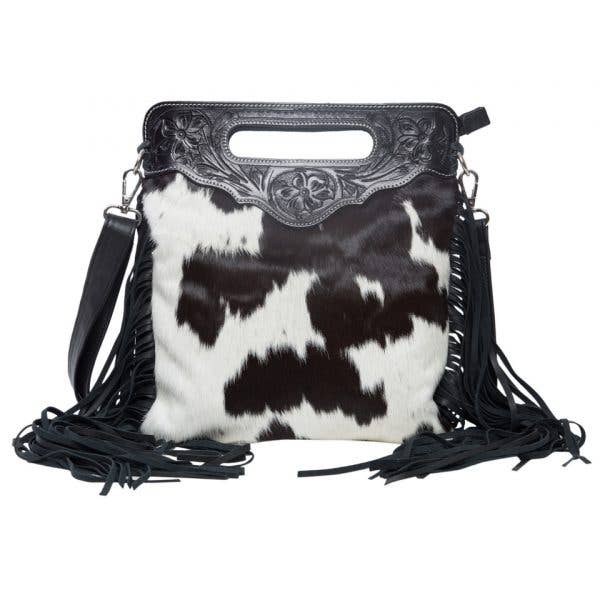 Tooling Leather Sling Cowhide Bag - AB04 - Cali