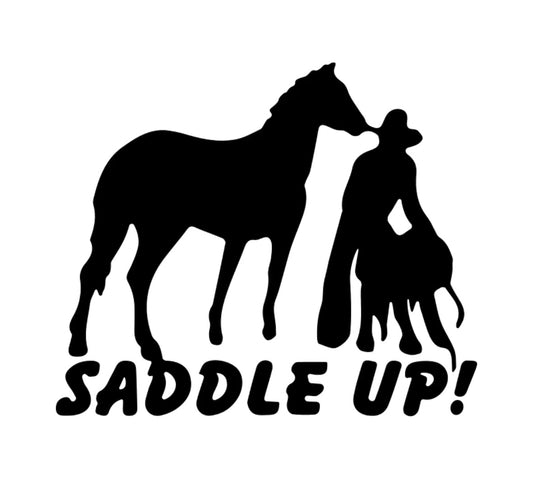 Saddle Up Sticker