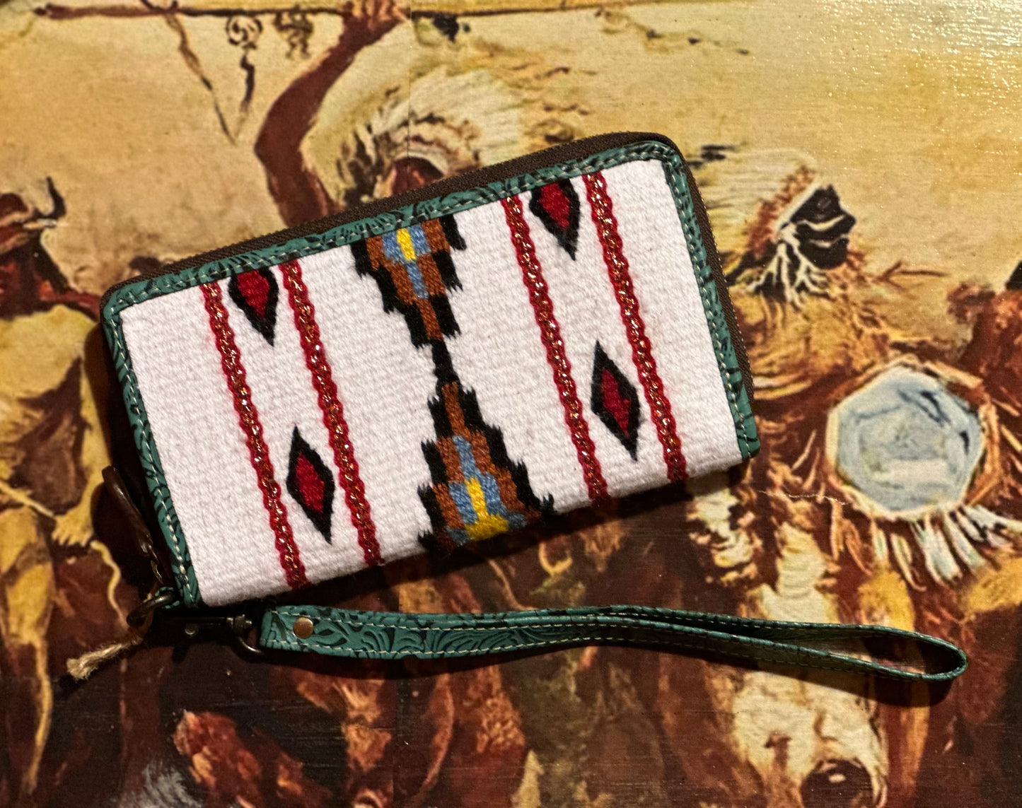 Saddle Blanket Clutch