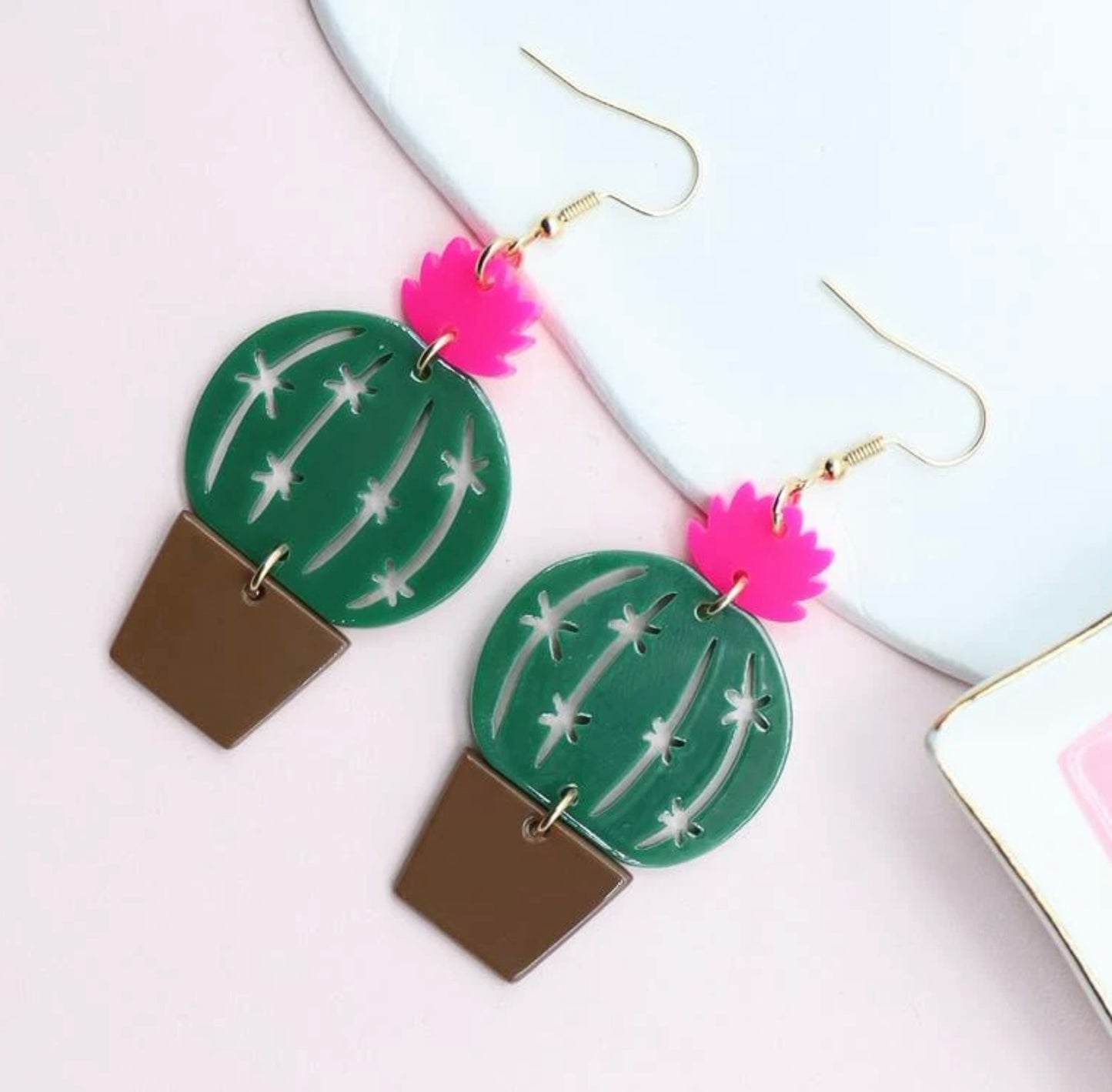 Cactus Drop Earrings