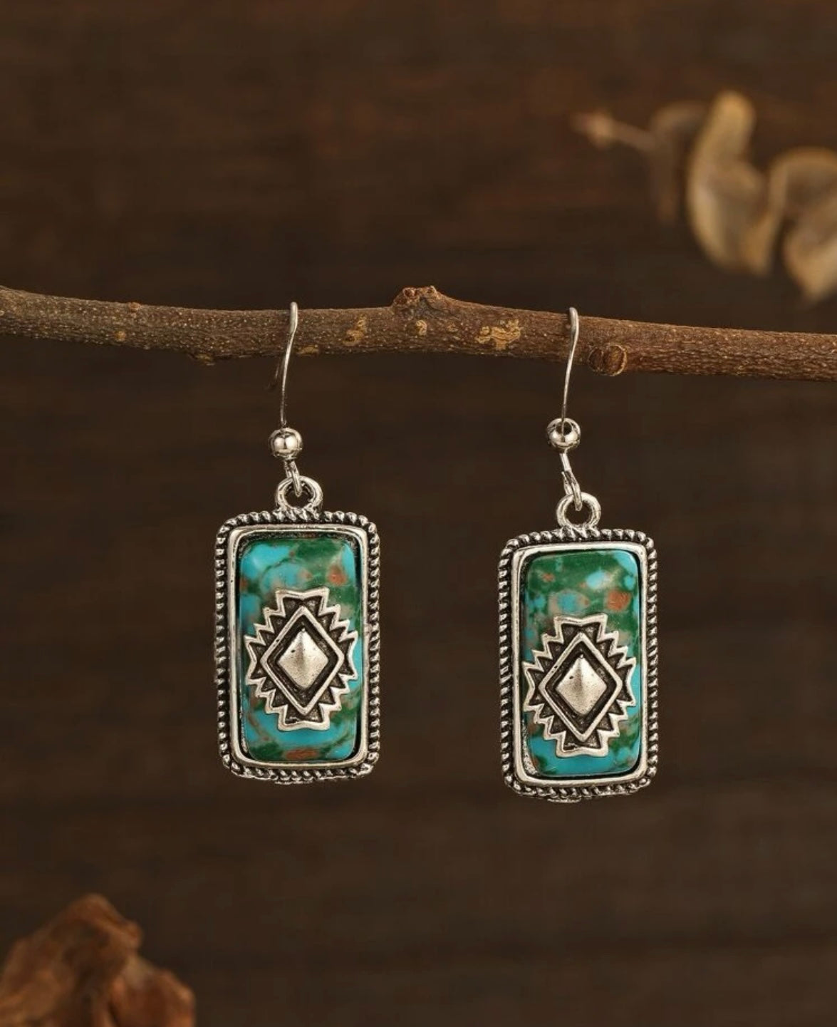 Southwestern Silver Earrings